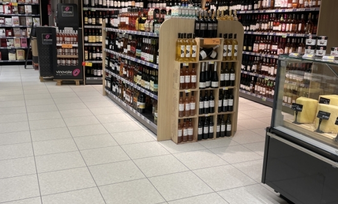 Supermarché dans l'Aveyron