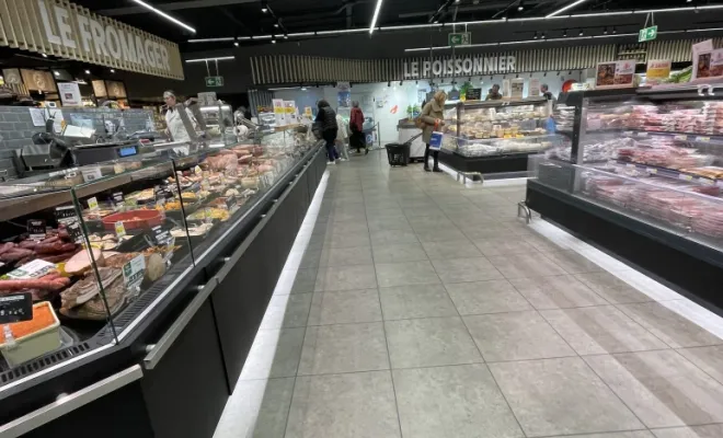 Supermarché dans l'Hérault